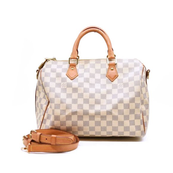 Louis Vuitton  Damier Azur Speedy Bandouliere 30 SP3166 - Picture 1 of 7